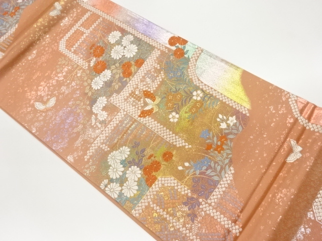 JAPANESE FUKURO OBI / WOVEN KANOKO PATTERN